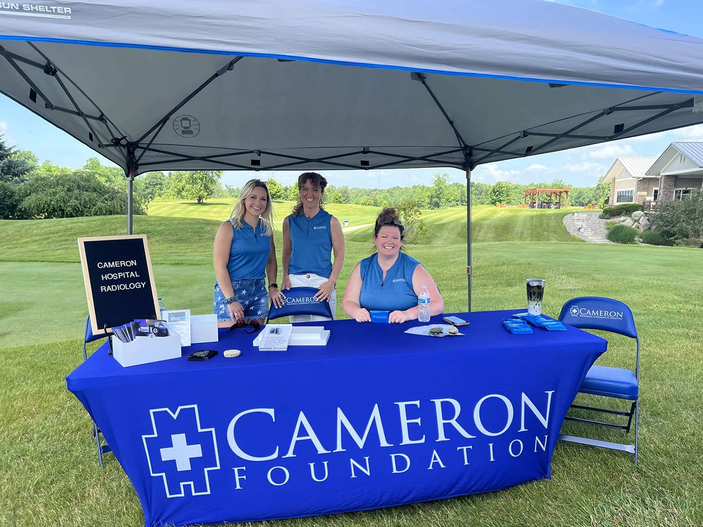 Cameron Foundation team at the Cameron Golf Classic